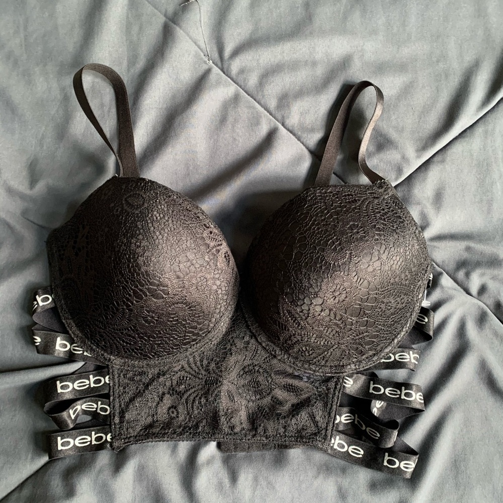 bebe 36dd bra strappy sexy